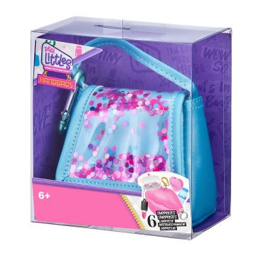 Mini gentuta de mana cu 6 surprize, Real Littles, Handbag, S3, Albastru