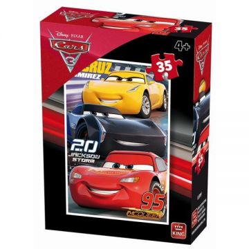 Puzzle 35 piese, Disney Cars 3, Modelul 6