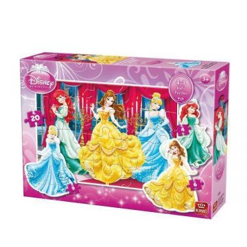 Puzzle 4 in 1 Princess
