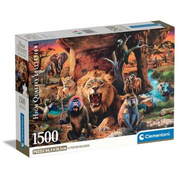 Puzzle Clementoni, The Tribal Society, 1500 piese