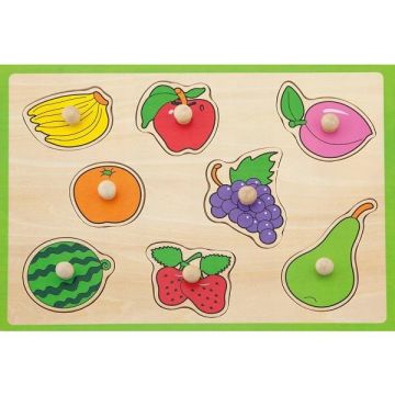 Puzzle cu maner: Fructe