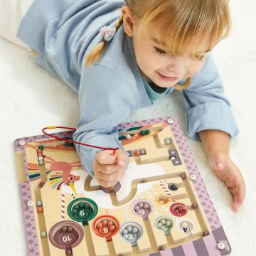 Puzzle labirint - Cursa unicornului fantastic