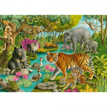 Puzzle Padure In India, 60 Piese