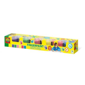 Set Acuarele de Pictat cu Degetul 6 Culori