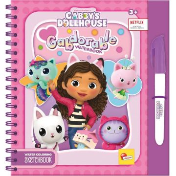 Waterbook: Carte de colorat Gabby s Dollhouse