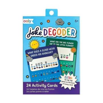 Colectie 24 de carduri cu jocuri si activitati - Decodor de glume
