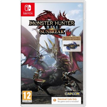 Joc Capcom MONSTER HUNTER RISE AND SUNBREAK (CODE IN A BOX) - Nintendo Switch