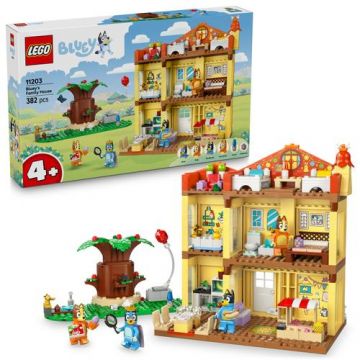 LEGO® Bluey - Casa familiei lui Blue 11203, 382 piese
