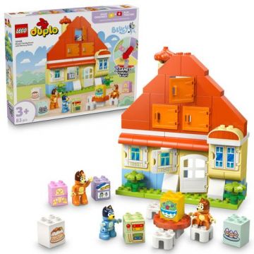 LEGO® DUPLO - Bluey Casa de familie a lui Blue cu un joc de memorie 10459, 83 piese