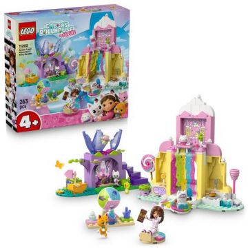 LEGO® Gabby's Dollhouse - Muntele de dulciuri si gradina Miau-Zanei 11205, 263 piese