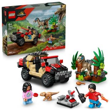 LEGO® Jurassic World - Evadare off-road din calea unui Velociraptor 76972, 285 piese