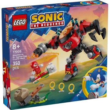 LEGO® Sonic - Knuckles vs. Dr. Eggman si robotul Egg Crusher (77005)