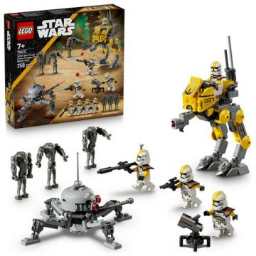LEGO® Star Wars ™ - Pachet de lupta Soldati clona din unitatea stelara 327 75431, 258 piese