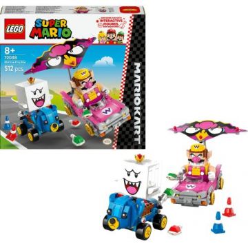 LEGO® Super Mario - Mario Kart™ – Wario si King Boo 72038, 512 piese