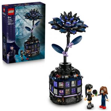 LEGO® Wednesday - Floare de dalie neagra 76784, 358 piese