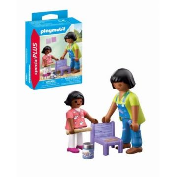 Playmobil - Figurina mesterita cu fetita