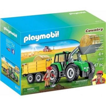 Playmobil - Tractor cu remorca si incarcator frontal