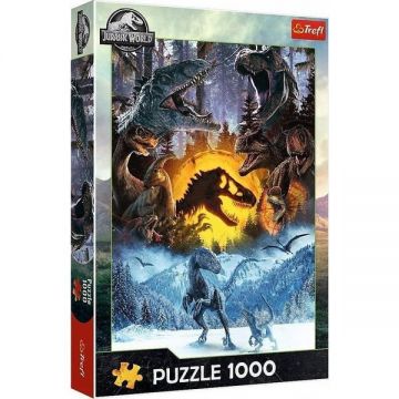 Puzzle 1000. Jurassic World in lumea Jurassic Park