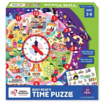 Puzzle - ursuletul invata ceasul