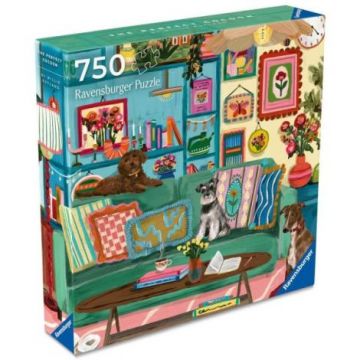 Ravensburger - Puzzle artistic coltul fericirii cu blanosi 750 piese