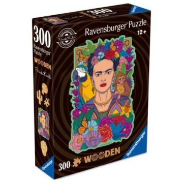 Ravensburger - Puzzle din lemn Frida Kahlo 300 piese