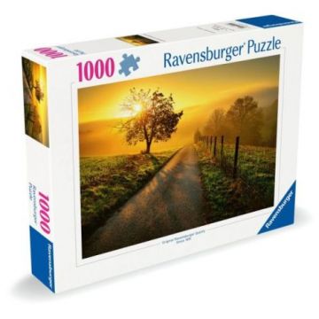Ravensburger - Puzzle peisaj in lumina diminetii 1000 piese Ravensburger - Puzzle peisaj in lumina diminetii 1000 piese