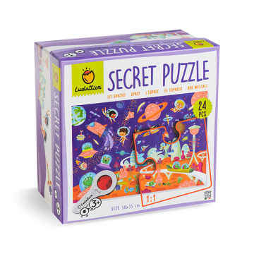Secret Puzzle - Spatiul +3 Ani, 24 piese