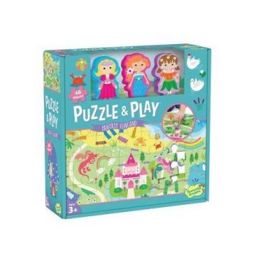 Joc 2 in 1 Puzzle and play: Taramul basmelor