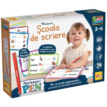 Joc educativ, Lisciani Montessori, Scoala de scriere Joc educativ, Lisciani Montessori, Scoala de scriere