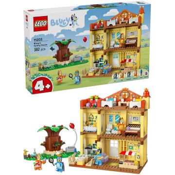 LEGO® Jucarie LEGO® Bluey - Casa familiei lui Blue 11203, 382 piese, 4 ani+