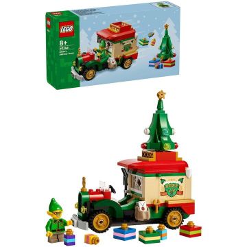 LEGO® Jucarie LEGO®, Camionul de livrare al lui Mos Craciun 40746, 224 piese. 8 ani+