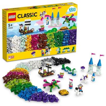LEGO® Jucarie LEGO® Classic, Universul fanteziei creative 11033, 1800 piese, 5 ani+