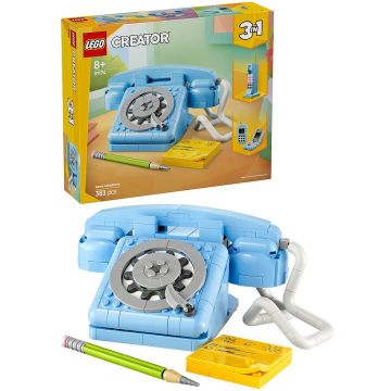 LEGO® Jucarie LEGO® Creator 3 in 1, Telefon retro 31174, 383 piese, 8 ani+