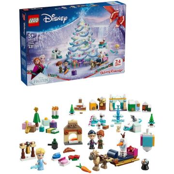 LEGO® Jucarie LEGO® Disney Princess - Calendar de advent 43273, 231 piese, 5 ani+