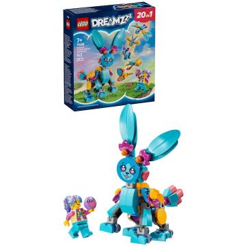 LEGO® Jucarie LEGO® DREAMZzz, Aventurile creative cu animale ale lui Bunchu 71488, 143 piese, 7 ani+