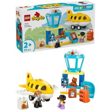 LEGO® Jucarie LEGO® DUPLO® - Prima oara la aeroport 10443, 23 piese, 3 ani+