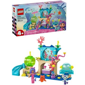 LEGO® Jucarie LEGO® Gabby's Dollhouse, Aventurile in acvariu ale sirenei Gabby 11204, 103 piese, 4 ani+
