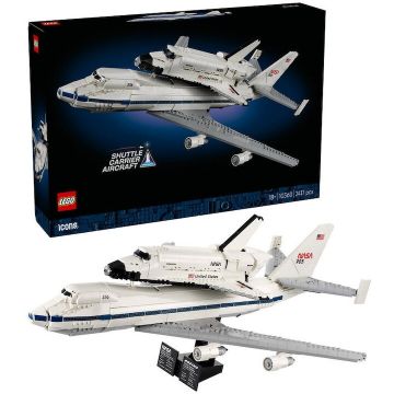 LEGO® Jucarie LEGO® Icons, Aeronava de transport de navete 10360, 2417 piese, 18 ani+