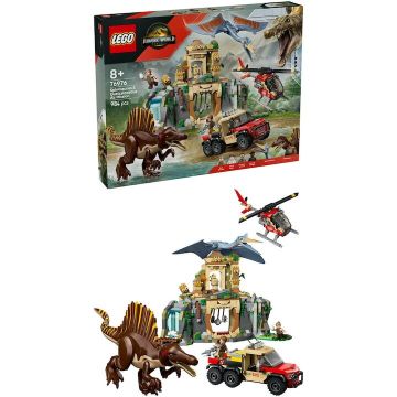 LEGO® Jucarie LEGO® Jurassic World, Misiune aeriana cu Spinosaurus si Quetzalcoatlus 76976, 984 piese, 8 ani+