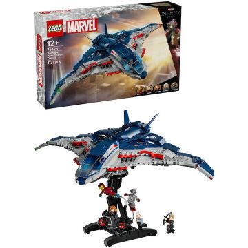 LEGO® Jucarie LEGO® Marvel, Quinjet din Razbunatorii: Sub semnul lui Ultron 76325, 1131 piese, 12 ani+