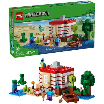 LEGO® Jucarie LEGO® Minecraft®, Casa TNT din jungla 21275, 287 piese, 8 ani+