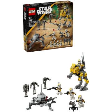 LEGO® Jucarie LEGO® Star Wars ™, Pachet de lupta Soldati clona din unitatea stelara 327, 75431, 258 piese, 7 ani+