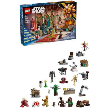 LEGO® Jucarie LEGO® Star Wars TM, Calendar de advent 75418, 263 piese, 6 ani+