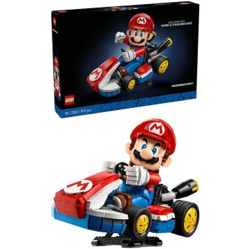 LEGO® Jucarie LEGO® Super Mario - Mario Kart™: Mario & Standard Kart 72037, 1972 piese, 18 ani+