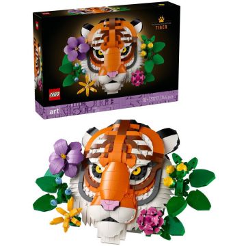 LEGO® LEGO  Art - Colectia de fauna – Tigru 31217, 744 piese, Multicolor