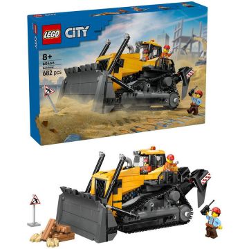 LEGO® LEGO® City - Buldozer galben 60466, 682 piese