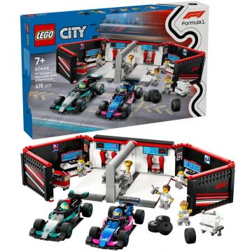 LEGO® LEGO® City - Garaj F1® si masini Mercedes-AMG si Alpine 60444, 678 piese