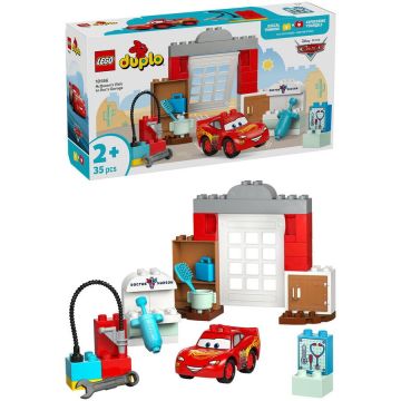 LEGO® LEGO Duplo Disney - Vizita lui McQueen la garajul lui Doc 10456, 35 piese, Multicolor