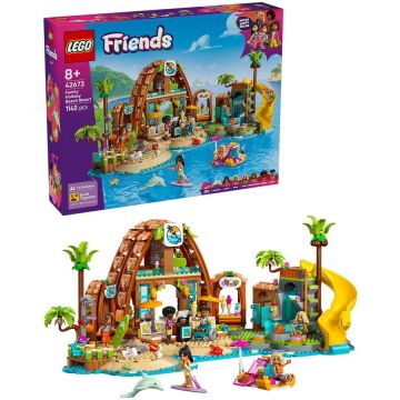 LEGO® LEGO® Friends - Statiune de pe litoral pentru vacanta cu familia 42673, 1140 piese