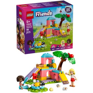 LEGO® LEGO® Friends - Teren de joaca pentru porcusori de Guineea 42640, 86 piese